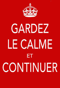 french keep calm and carry on