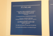 it's the law sign