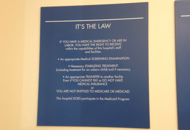 it's the law sign