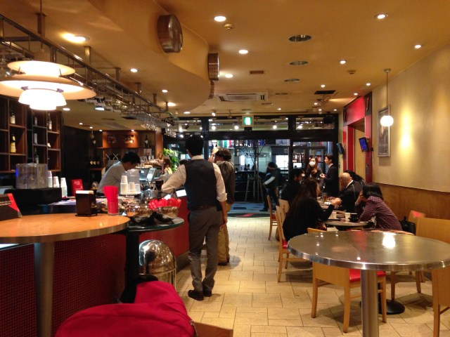 10pm caffeine break with masked woman