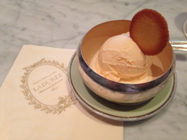 rose-flavored ice cream