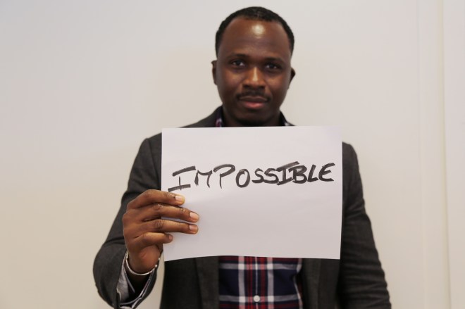 Serge's least favorite word: impossible